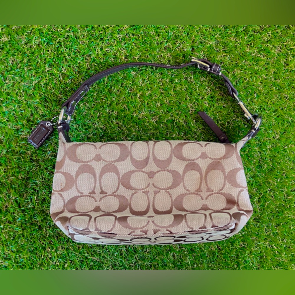 COACH mini purse with matching coin bag